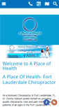 Mobile Screenshot of aplaceofhealth.com